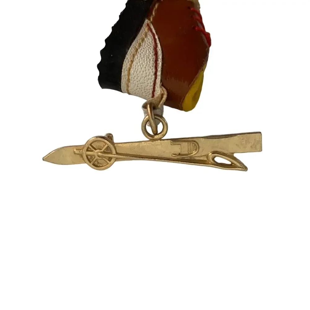 Vintage Ski Boot Bar Pin
